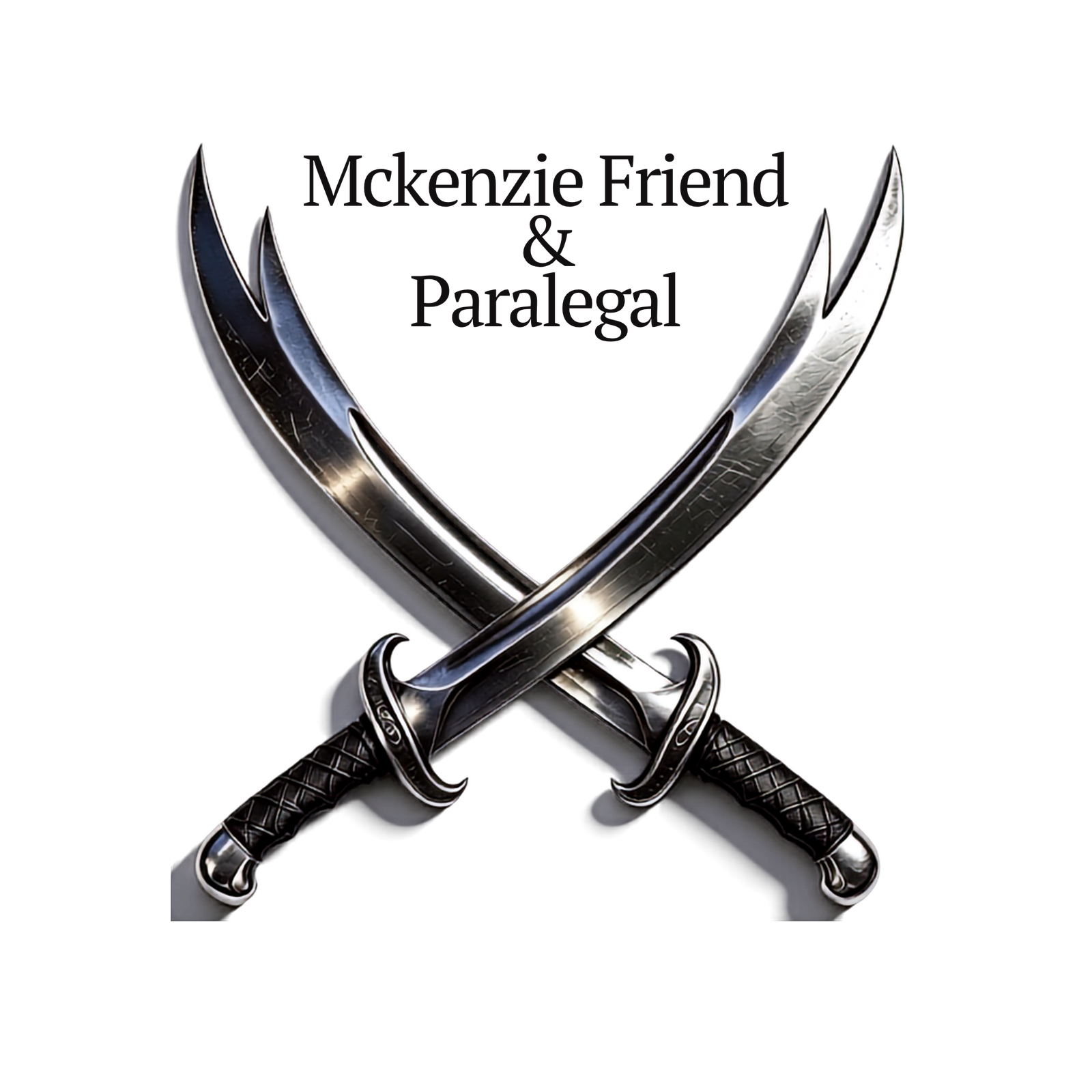 Crossed swords, McKenzie Friend and Paralegal